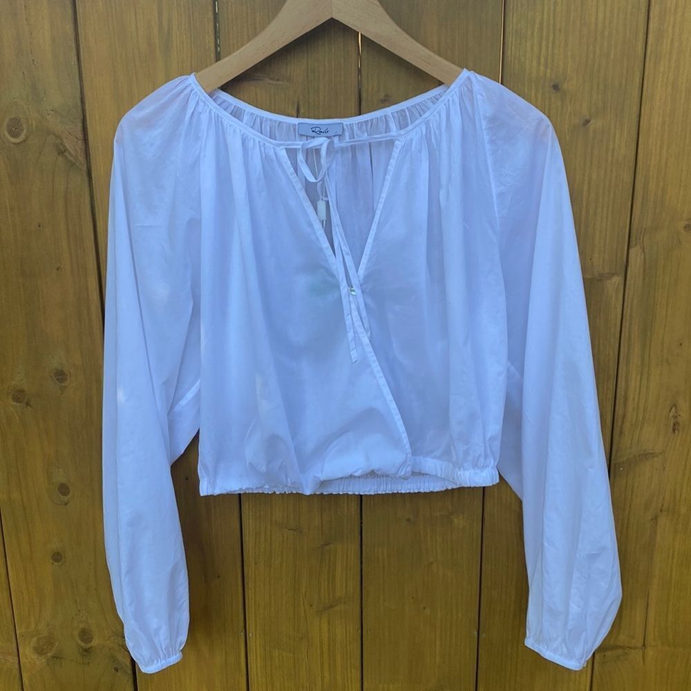 NWT Rails Katia Cotton Wrap Top - Picture 6 of 14